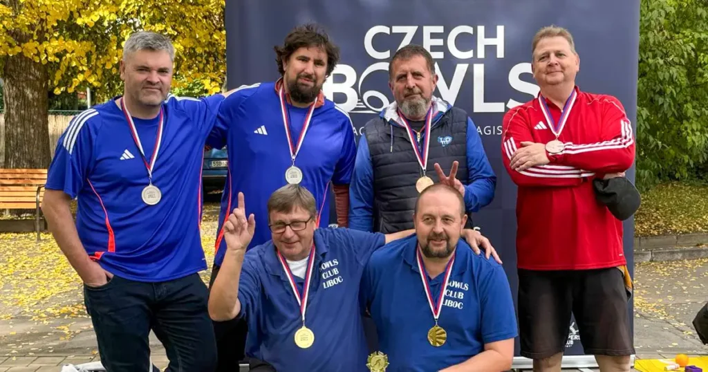 Medailisté bowlsového MČR 2025 | dvojice
